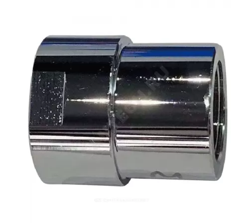 Муфта латунь хром Ду 25х20 для полотенцесушителя ВР/ВР SantechSystems