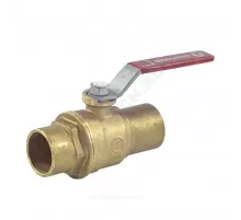 Кран шаровой медь R258D Дн 15 Ру42 под пайку рычаг красный Giacomini R258Y002