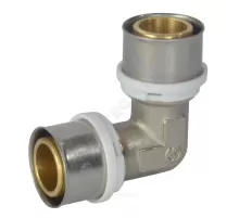 Угольник МП латунь пресс Дн 32х90гр ГОСТ 32415-2013 8005 Aquasfera 8005-04