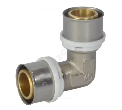 Угольник МП латунь пресс Дн 32х90гр ГОСТ 32415-2013 8005 Aquasfera 8005-04