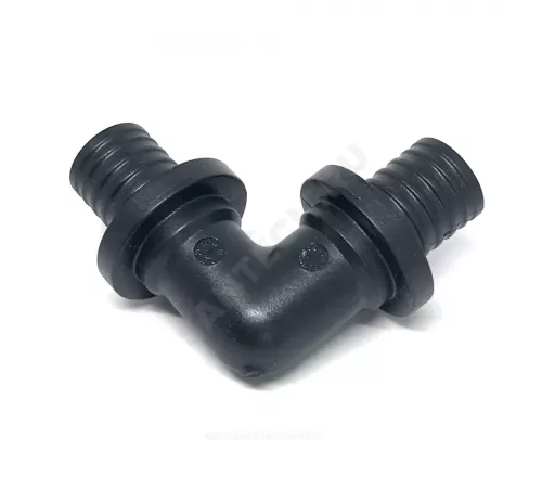 Угольник для PE-X труб аксиальный PPSU Дн 16 РОС