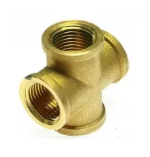 Крест латунь Ду 15 (1/2") ВР/ВР Цветлит ZW50041