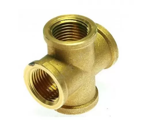 Крест латунь Ду 15 (1/2") ВР/ВР Цветлит ZW50041