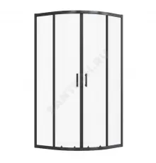 Ограждение душевое Вэлия 800х800х1950 мм без поддона четверть круга угловая прозрачное стекло Santek 1.WH50.1.790