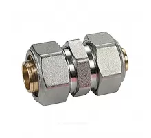 Муфта переходная для МП/PE-X труб латунь хром обжим Дн 26х20 R566AM Giacomini R566MX060