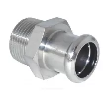 Муфта сталь нерж AISI 316L Дн 35х1 1/2" Ру16 пресс/НР Inoxpres RM 187112035