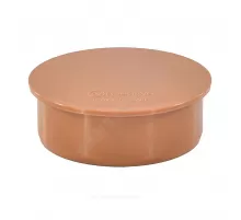 Заглушка НПВХ коричневая Дн 110 б/нап Aquaviva AQVD000110