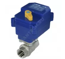 Кран шаровой латунь никель Bugatti Pro Ду 25 Ру40 ВР с эл/прив 220В Neptun 2153568