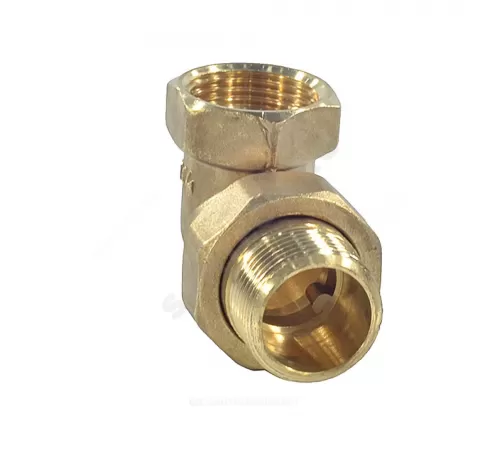 Соединитель латунь американка Ду 20 (3/4") угловой ВР/НР VALFEX VF.098.L.034