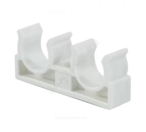Опора PP-R двойная белая Дн 25 RTP (РосТурПласт) 10722