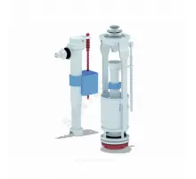 Арматура для бачка сливная/наливная 3/8" боковое подключение кнопка хром 1/реж АНИ Пласт WC8030C