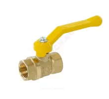 Кран шаровой латунь газ Стандарт 220 аналог 11б27п1 Ду 20 Ру40 ВР рычаг ГАЛЛОП 115024