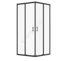 Ограждение душевое Вэлия 900х900х1950 мм без поддона квадратная прозрачное стекло Santek 1.WH50.1.789