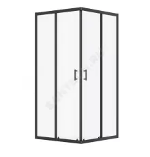 Ограждение душевое Вэлия 800х800х1950 мм без поддона квадратная прозрачное стекло Santek 1.WH50.1.788
