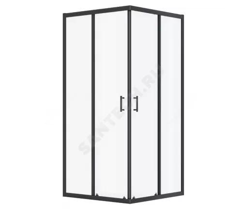 Ограждение душевое Вэлия 800х800х1950 мм без поддона квадратная прозрачное стекло Santek 1.WH50.1.788