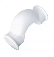 Скоба PP-R белая Дн 25 внутренняя пайка обводная с муфтами ZFPCL