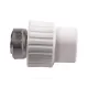 Муфта PP-R комбинированная белая Дн 20х1/2" с накидной гайкой на метал. штуцере RTP (РосТурПласт) 10696