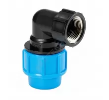 Отвод компрессионный Дн 32х1"х90гр ВР Ру16 ПРО Джилекс 9164