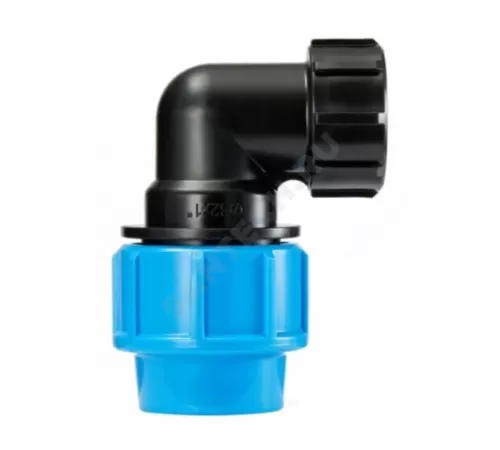 Отвод компрессионный Дн 32х1"х90гр ВР Ру16 ПРО Джилекс 9164