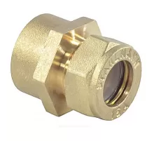 Муфта латунь 20Aх1/2" обжим/ВР STAHLMANN SSFL2001/2BEF