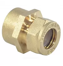 Муфта латунь 15Aх1/2" обжим/ВР STAHLMANN SSFL1501/2BEF