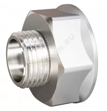 Переход латунь никель реборда Ду 15х10 (1/2"х3/8") ВР/НР LD LD.67.509.15х10