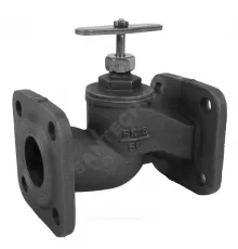 Клапан запорный чугун 15кч19п Ду 25 Ру16 Тмакс=200 оС фл с маховиком RMCX