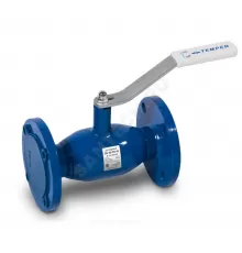 Кран шаровой сталь 11с67п Ду 50 Ру40 фл L=250мм полнопроходной Temper 29320050