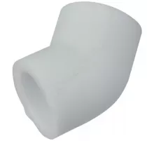 Угольник PP-R белый Дн 75х45гр внутренняя пайка VALFEX 10107075