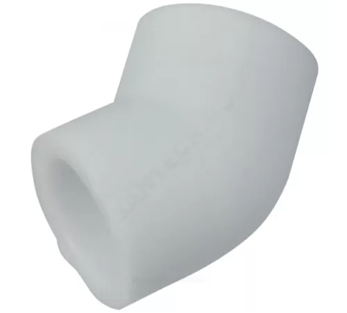 Угольник PP-R белый Дн 25х45гр внутренняя пайка VALFEX 10107025