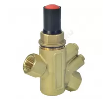 Клапан балансировочный автомат латунь R206A Ду 15 G1/2" A Ру25 ВР без ниппелей Giacomini R206AY013