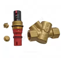 Клапан балансировочный автомат латунь R206A Ду 50 G2" A Ру25 ВР без ниппелей Giacomini R206AY018