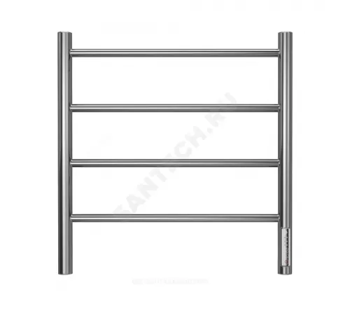 Полотенцесушитель электрический нерж сталь Лесенка 113 Вт 500х550мм 4П со встроенным диммером справа Аврора Терминус 4670078544391