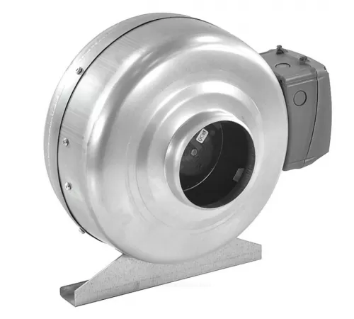 Вентилятор канальный центробежный D125 серебристый ERA PRO MARS GDF 125