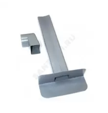 Воронка парапетная ПВХ Дн 100 с угловым отводом 65x100мм Татполимер ТП-01.П.ПВХ