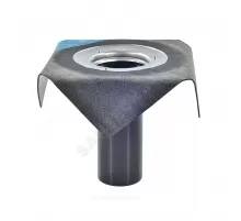 Элемент надставной Дн 125 с гидроизоляционным полимербитумным полотном и уплотнительным резиновым кольцом HL HL65H