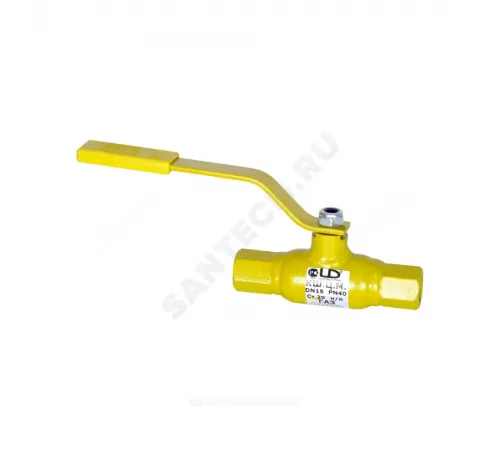 Кран шаровой сталь газ КШ.Ц.М.GAS Ду 25 Ру40 ВР L=135мм LD КШ.Ц.М.GAS.025.040.Н/П.02