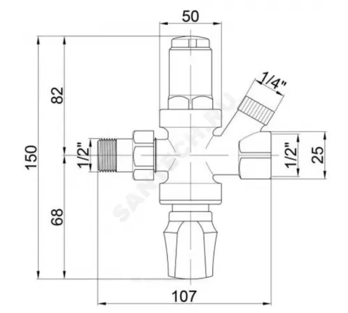Клапан подпиточный