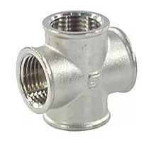 Крест латунь никель Ду 15 (1/2") ВР/ВР SantechSystems