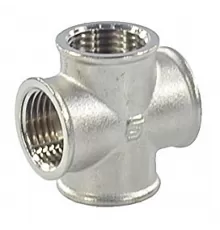 Крест латунь никель Ду 15 (1/2") ВР/ВР SantechSystems