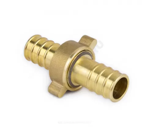 Соединитель штуцерный латунь разъемный для шланга Дн 18 9105 Aquasfera 9105-02