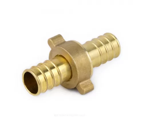 Соединитель штуцерный латунь разъемный для шланга Дн 18 9105 Aquasfera 9105-02