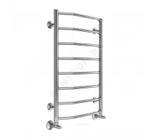 Полотенцесушитель водяной нерж сталь Лесенка (1/2") ВР 500х800мм 8П нижнее подключение Виктория Терминус 4670078530134