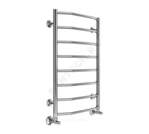 Полотенцесушитель водяной нерж сталь Лесенка (1/2") ВР 500х800мм 8П нижнее подключение Виктория Терминус 4670078530134