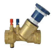 Клапан балансировочный ручной латунь Ду 40 G1 1/2" Ру25 Тмакс=110 оС ВР Kvs=27.5м3/ч с измерительными ниппелями OR 0621.042