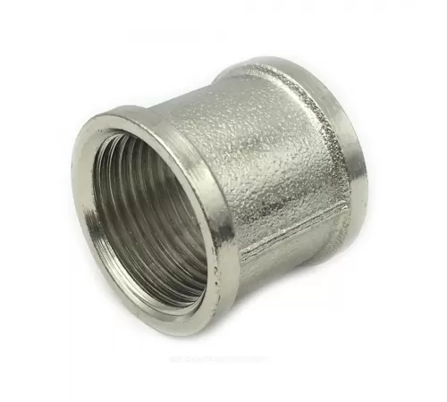 Муфта латунь никель Ду 20 (3/4") ВР/ВР SantechSystems