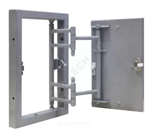 Люк под плитку сталь 200х400 серый Evecs D Ceramo Steel