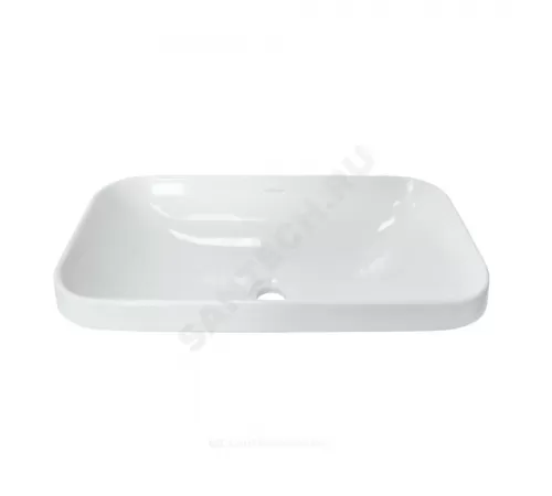 Умывальник врезной Infinity 60 без отверстия под смеситель белый Sanita Luxe WB.IN/Infinity/60-N/WHT.G/S1