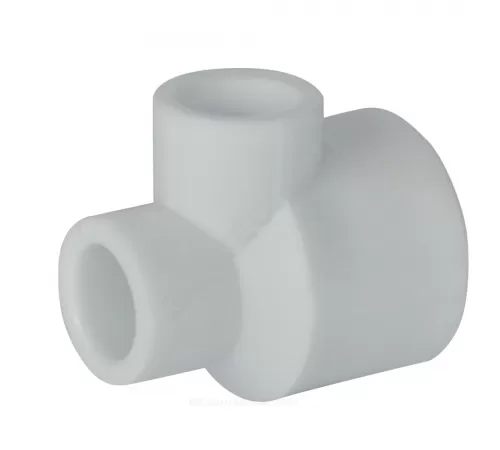 Тройник PP-R переходной белый Дн 32х20х25 внутренняя пайка VALFEX 10322025