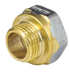 Переход латунь никель реборда Ду 15х10 (1/2"х3/8") ВР/НР 9021 ГОСТ 32585-2013 Aquasfera 9021-10